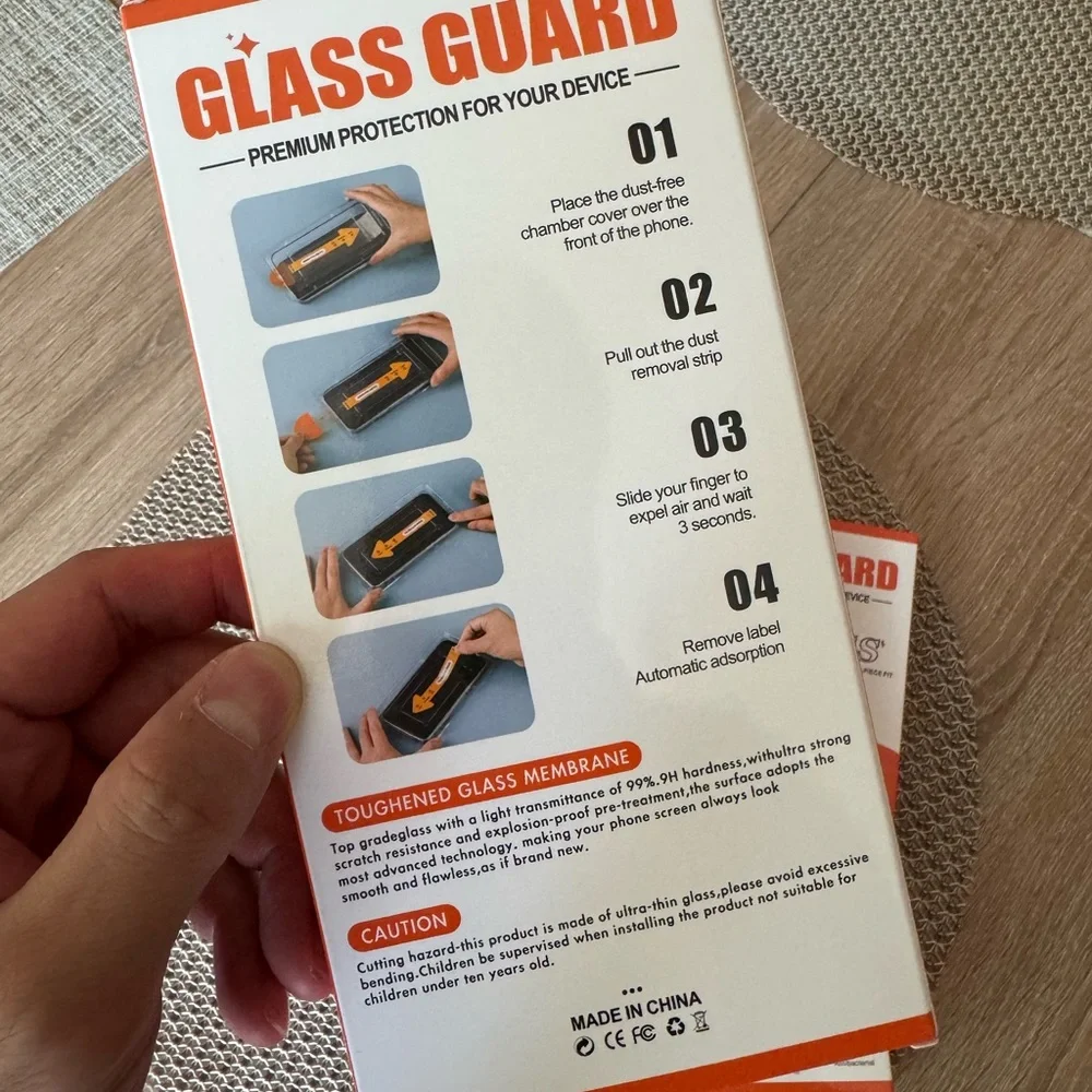 Screen Protector for iP17pro - Orange